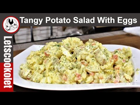 Creamy Tangy Potato Salad Recipe With Eggs