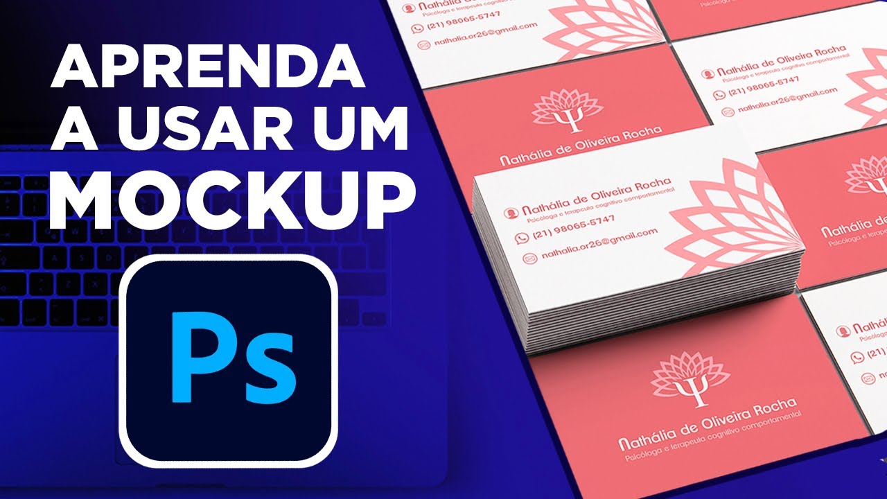 Como usar um MOCKUP no Photoshop - Melhore a apresentação visual dos seus projetos I DICA PS #2
