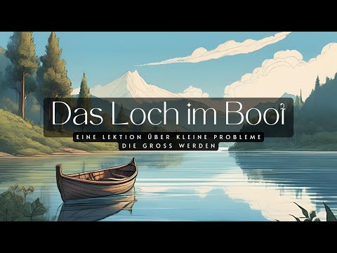 Das Loch im Boot – Eine Lektion über kleine Probleme, die groß werden | Kurzgeschichte