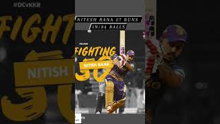 Nitesh rana batting today || 57 runs || KKR vs DC || match no 41 | nitesh rana batting