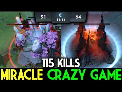 CRAZY GAME 115 KILLS! MONSTER SHADOW FIEND by Miracle- Dota 2 7.07c