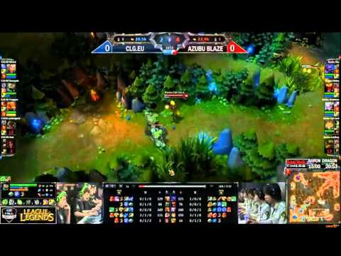 MLG Fall Championship - CLG.eu vs Azubu Blaze Game 1 - Loser Bracket Finals