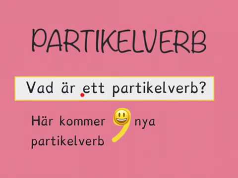 Fler Partikelverb