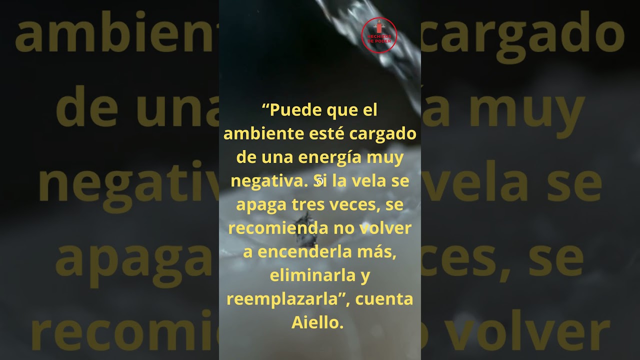 ??¿Qué significa cuando una vela se apaga antes de consumirse#SHORTS