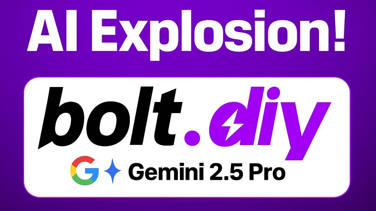 Gemini 2.5 Pro + Bolt DIY = FREE AI Coder 🤯