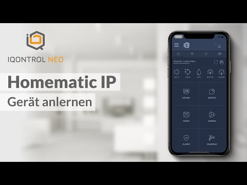 IQONTROL NEO QuickTipp: Homematic IP Gerät anlernen