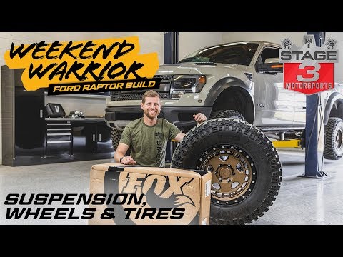2013 Ford Raptor Suspension, Wheels, Tires Install day vlog