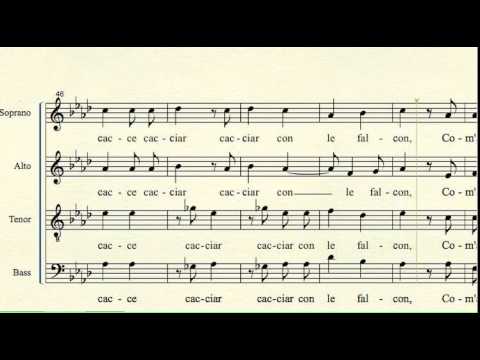 Matona mia cara, by Orlando di Lasso (tenor part