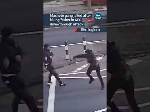 Machete gang killers jailed after fatally stabbing a father protecting his son #itvnews #news