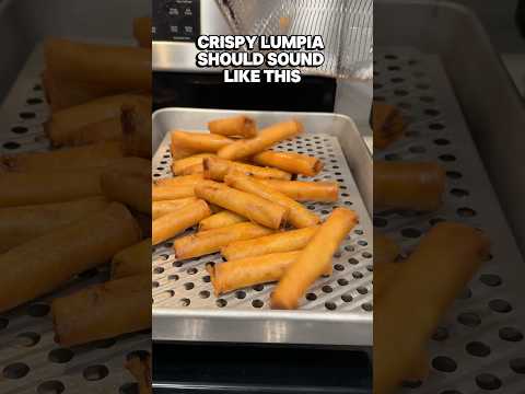 How crispy are your lumpias? #lumpia #filipinofood #crispy