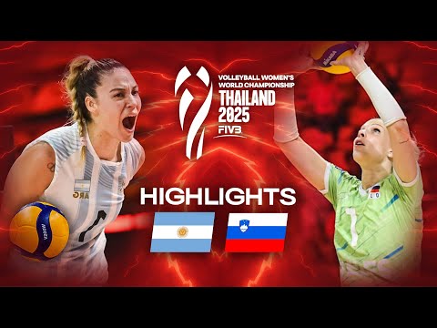 Argentina 🇦🇷 vs. Slovenia 🇸🇮 - Highlights | Women's World Championships 2025