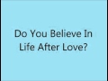 Cher Believe with Lyrics