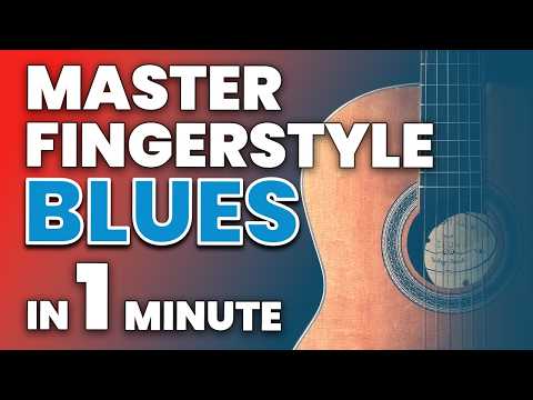 1-Minute Fingerstyle BLUES Jam (Beginner Friendly) 🎸