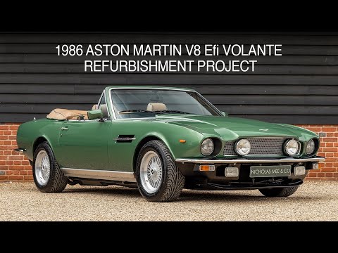 MAKING GREEN GREAT AGAIN – 1986 Aston Martin V8 Efi Volante refurbishment / upgrading case study