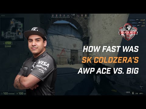 How fast was SK Coldzera's Ace vs. BIG?