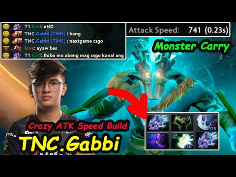 TNC Gabbi Juggernaut Monster Carry Crazy Atk Speed Build Insane Right Click Damage vs T1.Karl Dota 2