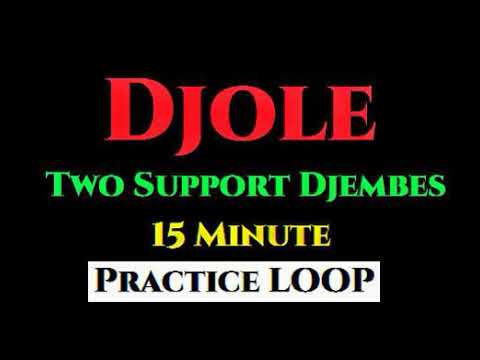 Djole 2 support djembes **15 min** LOOP 100 bpm