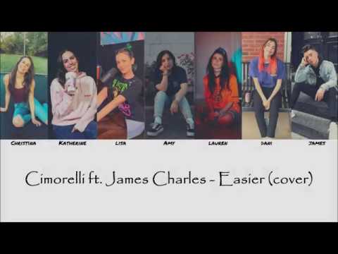Cimorelli ft. James Charles || Easier cover (color coded lyrics)