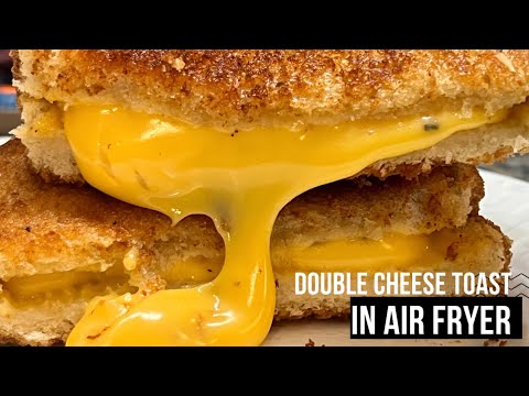 Air fryer Grilled Cheese Sandwich #grilledcheese #airfryergrilledcheese #cheesetoast