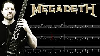 Mastermind MEGADETH : Guitar Tab + Lesson