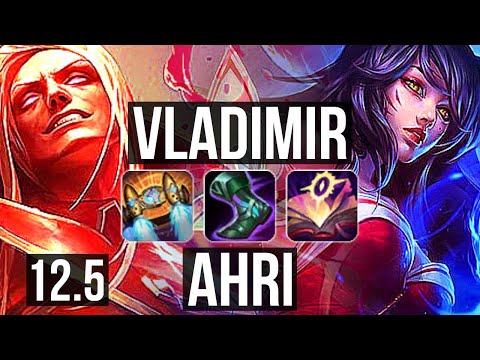 VLAD vs AHRI (MID) | 10/0/3, 800+ games, Legendary | EUW Master | 12.5