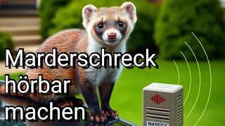 Wie klingt ein Marderschreck oder Katzenschreck für Menschen ?