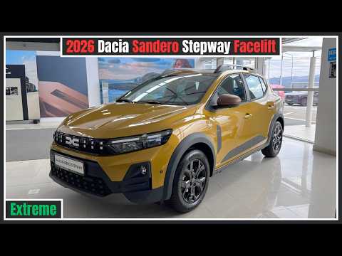 NEW Dacia Sandero Stepway 2026 (Facelift) Review & First Look