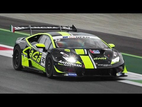 [3D Binaural Audio] GT Open 2016 - GT3 & GT Racers Flying By On Monza' Main Straight