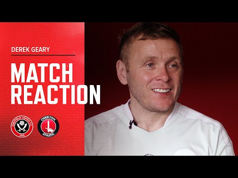 Derek Geary | Sheffield United U18s 2-1 Charlton Athletic | Post-match reaction