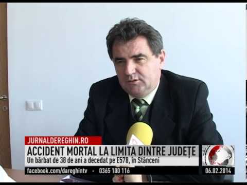 ACCIDENT MORTAL LA LIMITA DINTRE JUDEŢE (2014 02 06)