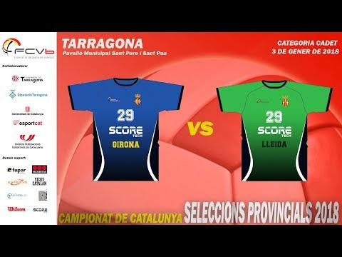 CCSSPP 2018 cadet masculí Girona Score - Lleida Score