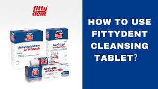 Fittydent Cleansing Tablets 40's - pH9