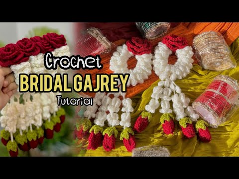 Crochet Bridal Gajra Tutorial in Hindi/Urdu | Step-by-Step Guide | Most Requested Design