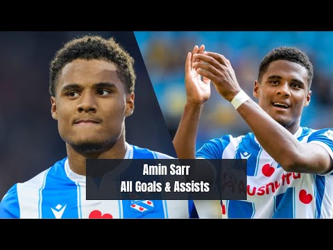Amin Sarr || All goals & Assists  • SC Heerenveen