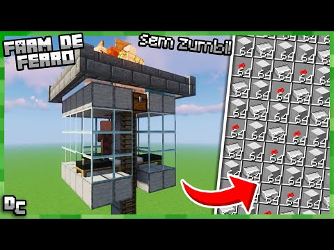 MELHOR FARM de FERRO SEM ZUMBI do Minecraft 1.21.11!? - 100% AUTOMÁTICA