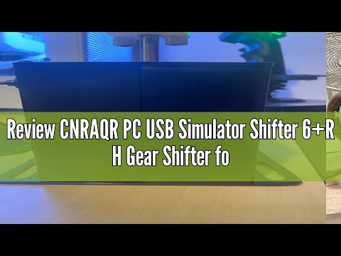 Review CNRAQR PC USB Simulator Shifter 6+R H Gear Shifter for LO GITECH G29/G27/G25/G920, T300RS/GT,