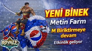 Thumbnail - Royale Online TEOS - Yeni Binek! Kule ve Metin Farm ( Para Kasma ) #royaleonline #royale2