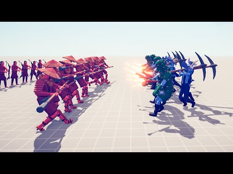 Fireworl Archer + Monk vs Every Unit - Totally Accurate Battle Simulator TABS