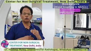 Hemoptysis (coughing up blood)