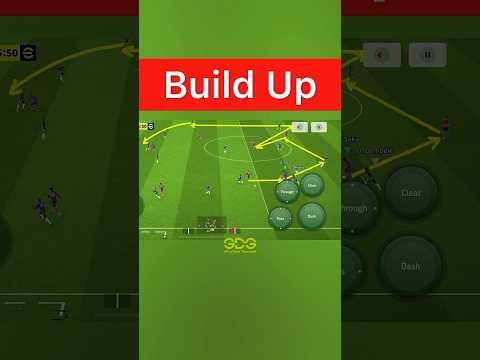 Team style Possession Game + Build Up game ‼️🥵 #efootball #efootballmobile24