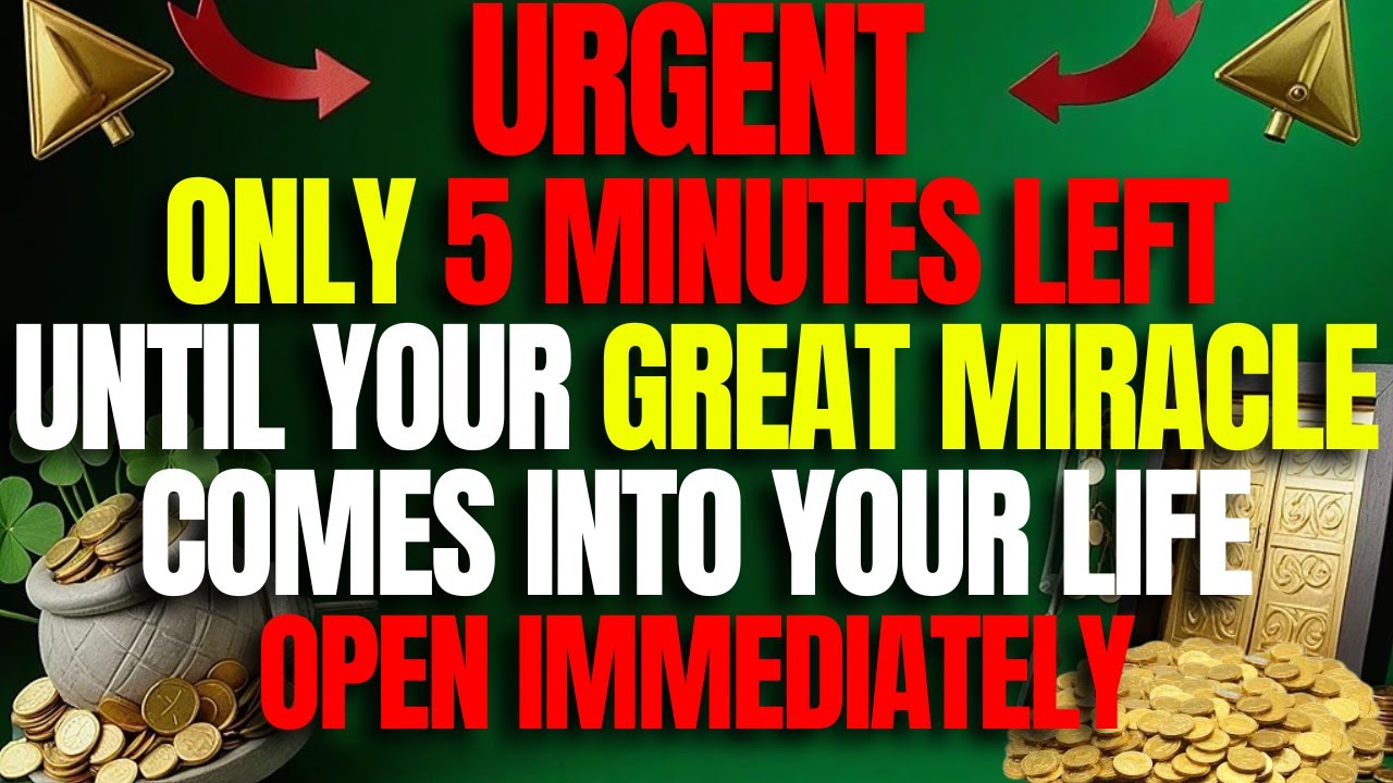 😍🍀God warns that ignoring him today will result in the loss of his greatest miracle. 🎁 Avoid turning