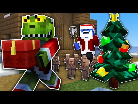 Minecraft Manhunt, But I Steal Presents From Kids...