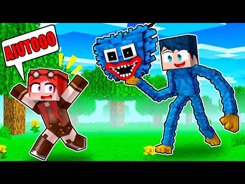 MI TRASFORMO IN HUGGY WUGGY PER SPAVENTARE I MIEI AMICI! - MINECRAFT