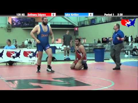 Anthony Edgren vs. Jake Kettler at 2013 ASICS University Nationals - GR