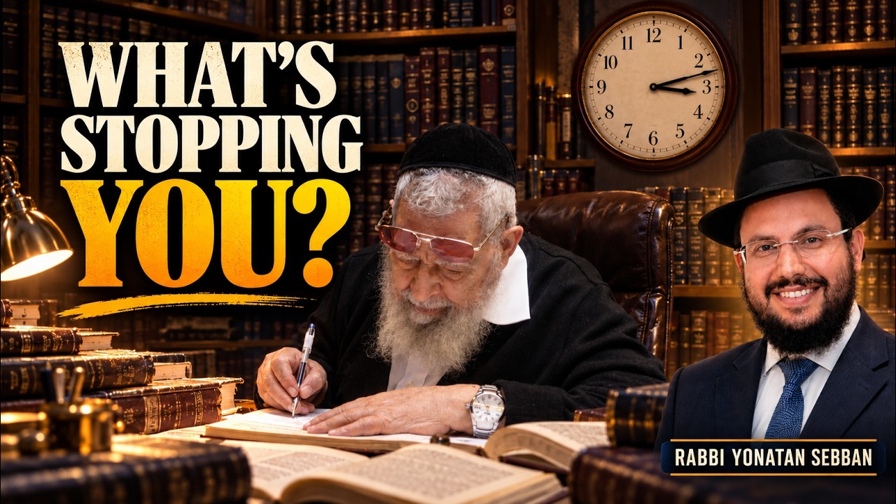 You Don’t Have to Be Rav Ovadia to Learn Like Him | Rabbi Yonatan Sebban