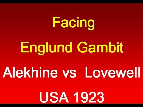 Alekhine vs  Lovewell - USA 1923