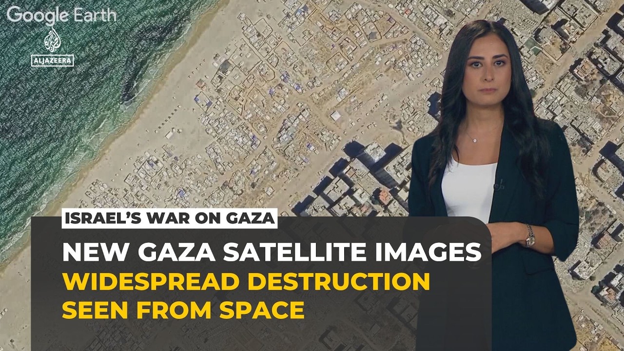 New satellite images reveal vast destruction across Gaza