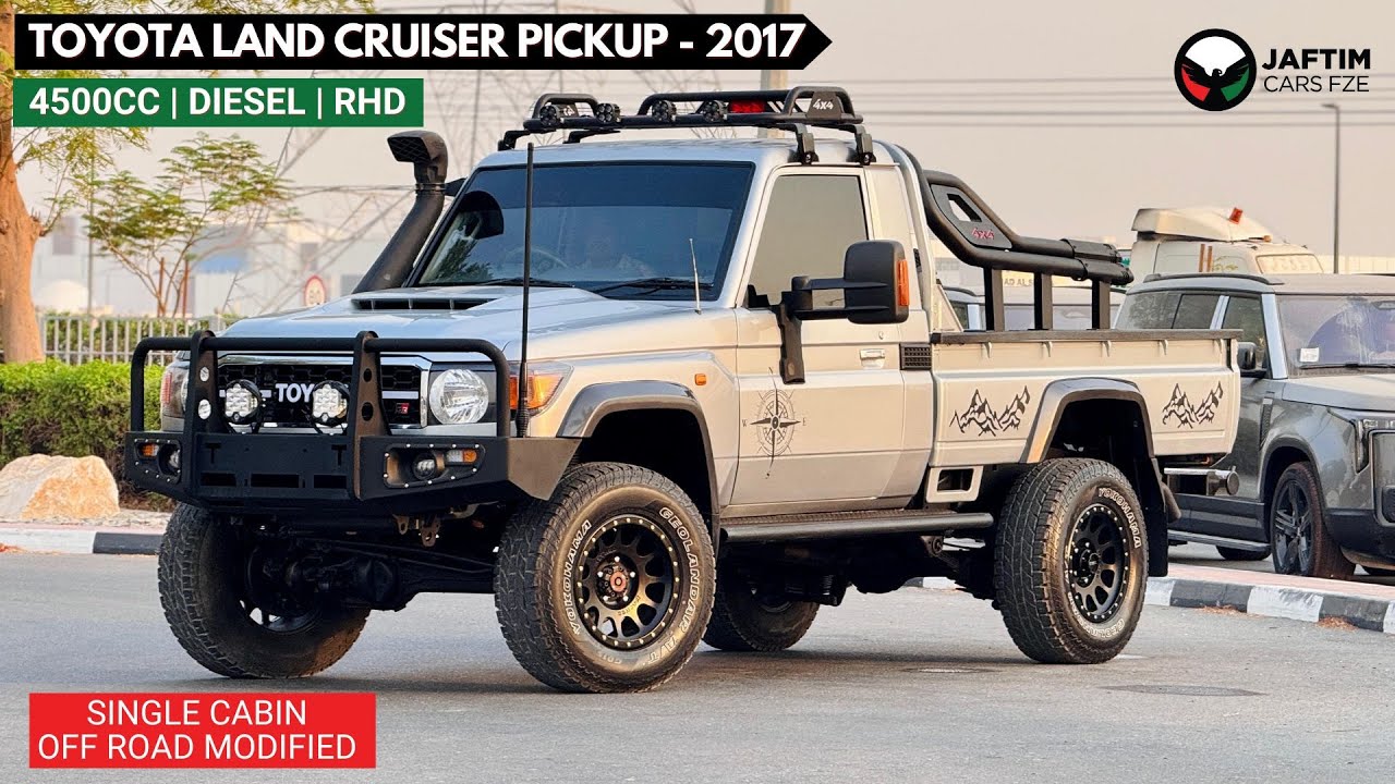 Toyota Land Cruiser Pick Up AFTER MARKET MODIFIED | SINGLE CABIN | 4.5L DIESEL ENGINE | MANUAL TRANSMISSION | RHD video