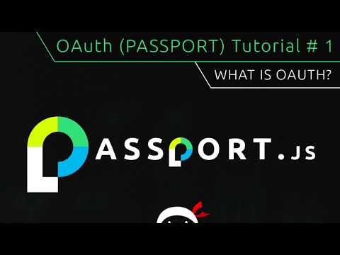 OAuth Login Passport js Tutorial 1 What is OAuth
