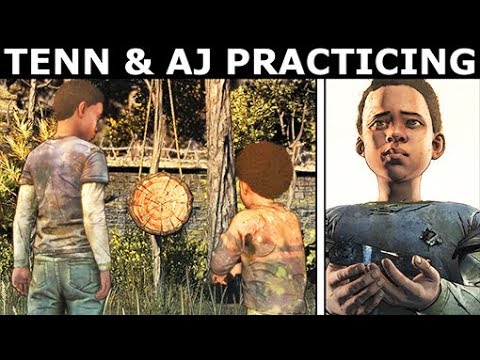 AJ Teaches Tennessee Everything He Knows - The Walking Dead Final Season 4 Episode 4: Take Us Back